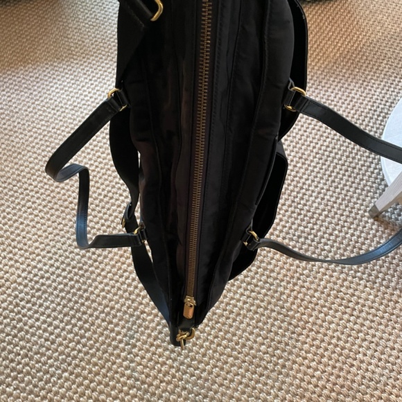 Marc Jacob’s Tote Bag Diaper Travel Black Nylon Leather - Picture 5 of 6